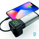 Swissten 2in1 6700 mAh Power Bank / MFi Lightning kabelis / Apple Watch bezvadu lādētājs