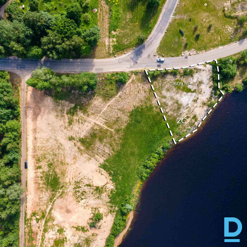 1609 m² apbūves zeme, Daugavmalas iela 2C, Saulkalne, Salaspils pagasts, Salaspils novads, Latvija.