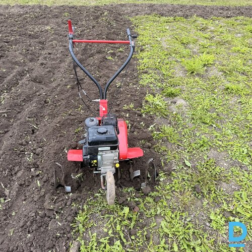 Mazdārziņa frēzēšana ar rokas frēzi un zāles pļaušana Saldū un apkārtnē