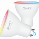 LED spuldze Trust WiFi LED Spot GU10 White & Colour (Duo-pack)