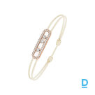 Продают Messika  Messika CARE(S) Cream Cord Pavé Bracelet