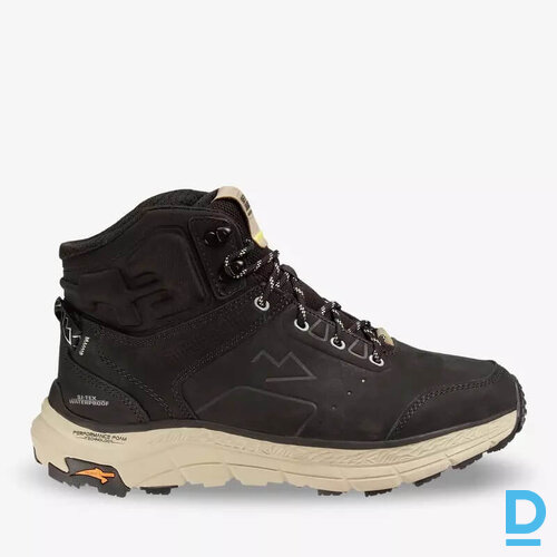 Pārgājienu Puszābaki Neslīdoši Ūdensizturīgi TAMBO MID Safety Jogger WR Waterproof Tiger Grip Black Grey BELGIUM Drošības Darba Apavi Specapavi