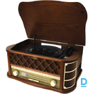 Sencor STT 016 Retro vinyl record player with Cassette / MP3 / USB / SD / FM functions
