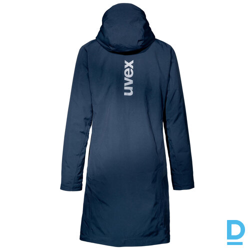 UVEX Darba Jaka Sievietēm Parka Siltināta 26 SPORTY COLLECTION for Work and Sport Casual Design Navy Blue GERMANY Drošības Darba Apģērbi Specapģērbi Aizsargapģērbi