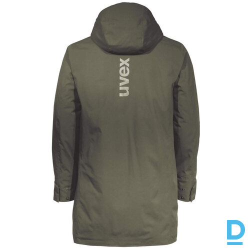 UVEX Darba Jaka Parka Siltināta 26 SPORTY COLLECTION for Work and Sport Casual Design Olive Green GERMANY Drošības Darba Apģērbi Specapģērbi Aizsargapģērbi