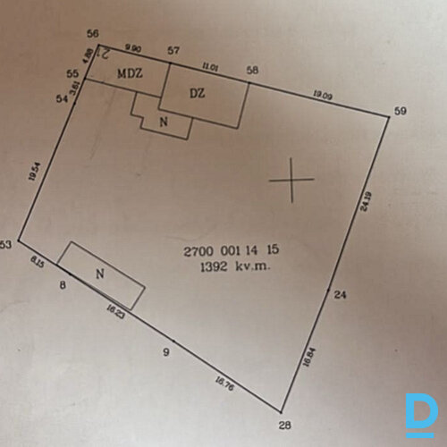 Pārdod zemi Karlīnes iela 21