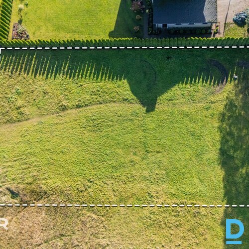 Pārdošanā līdzens, taisnas formas 1500 m² zemes gabals privātmājas būvniecībai K Pārdošanā līdzens, taisnas formas 1500 m² zemes gabals privātmājas būvniecībai K
