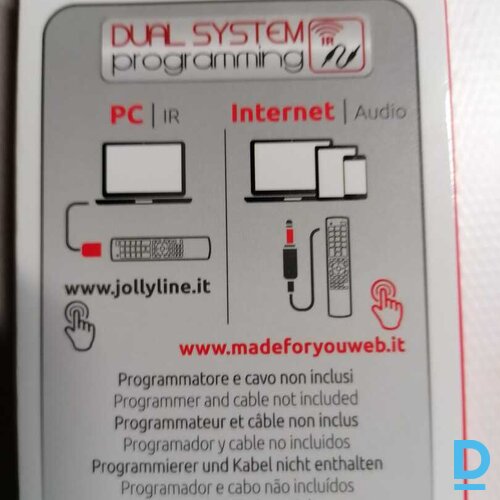 Universālā tālvadības pults - madeforyou DUAL 4:1 Dažādi Universālā tālvadības pults - madeforyou DUAL 4:1 Dažādi