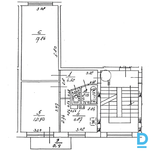 Pārdod dzīvokli Višku 7, 46m², 2 ist.