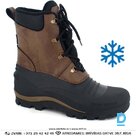 Рабочие ботинки без защиты, зимние, лёгкие, водонепроницаемые, коричневые, чёрные, из термопластичной резины (HOBO), спецобувь, спецобувь