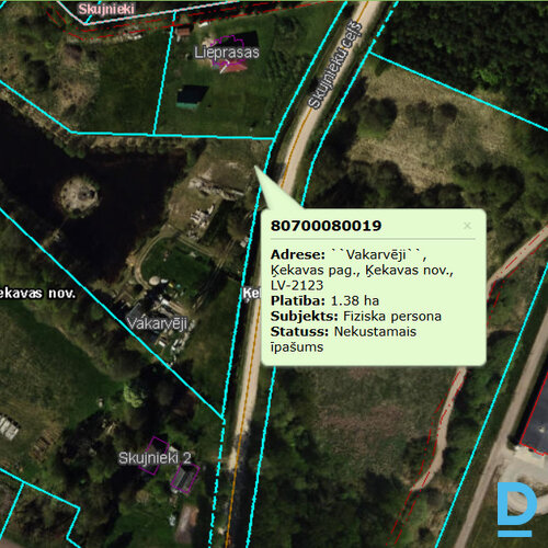 Pārdod zemi Ķekavas novads, Ķekavas pagasts, "Vakarvēji"