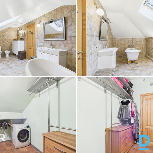 Pamatīga divstāvu savrupmāja ar pagrabstāvu un plašu zemes gabalu lieliskā Sigul