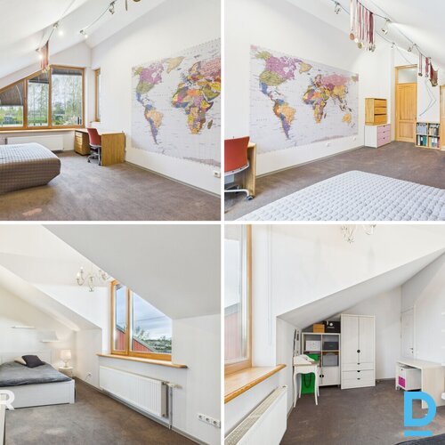 Pamatīga divstāvu savrupmāja ar pagrabstāvu un plašu zemes gabalu lieliskā Sigul