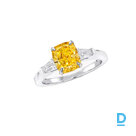 Продают Jewellery Promise Cushion Cut Yellow Diamond 3.17ct
