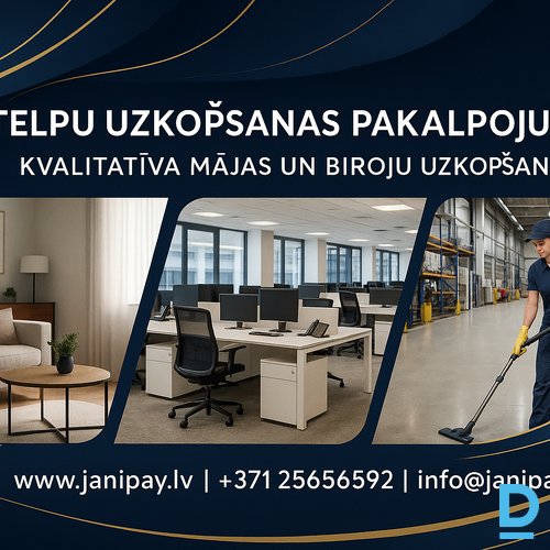 Piedāvā Telpu uzkopšana Piedāvā Telpu uzkopšana
