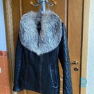 Стильная зимняя куртка/дублёнка из натуральной овчины с мехом писца — отличное состояние! 