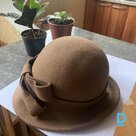 Элегантная женская шерстяная шляпа с полями – новая