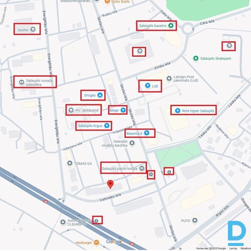 Izīrē dzīvokli Skolas 5 k-2, 34m², 1 ist.