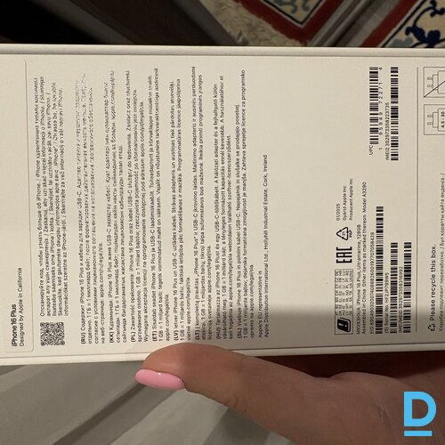 Pārdod Apple iPhone 16 Plus, 128gb Pārdod Apple iPhone 16 Plus, 128gb