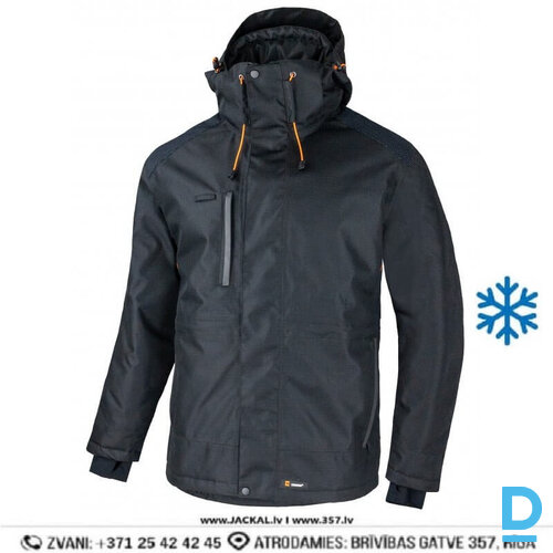 FROSTGO Cannygo Ziemas Darba Jakas YKK Moisture Resistant Breathable Multipocket Black Drošības Darba Apģērbi Specapģērbi Aizsargapģērbi