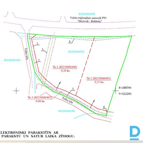 Pārdod zemi Teiku iela 26
