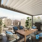 Tiek pārdots 3-istabu mansarda stāva dzīvoklis projektā "Kalpaka Rezidence" ar balkonu un terasi