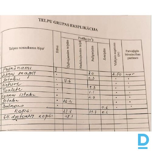 Pārdod dzīvokli Skultes 17, 48m², 2 ist.