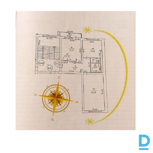 Pārdod dzīvokli Skultes 17, 48m², 2 ist.