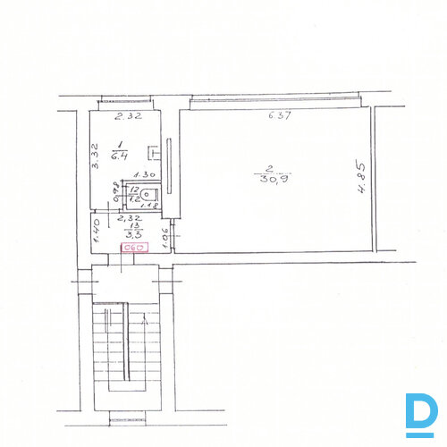 Pārdod dzīvokli Blaumaņa iela 10