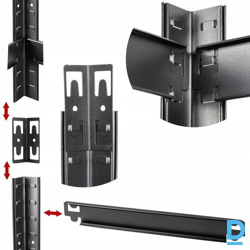 PLAUKTS. Metāla plauktu konstrukcija 180*90*40