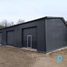 Piedāvājam angāru, garāžu un dzīvojamo telpu būvniecību.