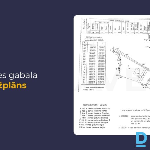 Pārdošanā 1.3 ha zemes gabals investīcijām vai privātai apbūvei Baldones centra 