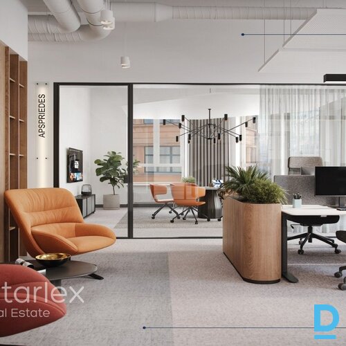 A klases biroja telpas industriālā stilā Vecrīgā