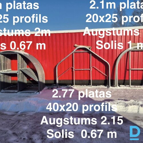 Pārdod Polikarbonāta siltumnīcas