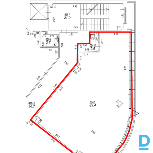 Mūsdienīgas biroja telpas modernā biznesa centrā