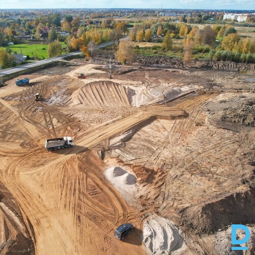 Zemes gabals Bauskā ar gatavu infrastruktūru biznesam, loģistikai un ražošanai, 34953m²