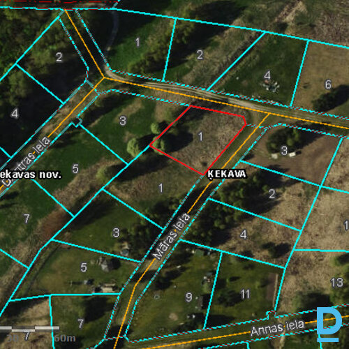 Pārdošanā nonācis zemes īpašums Ķekavas novadā, 1490m²