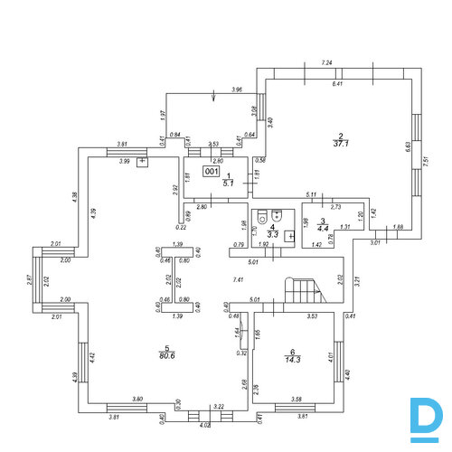 Pārdod māju Brīvības prospekts 26