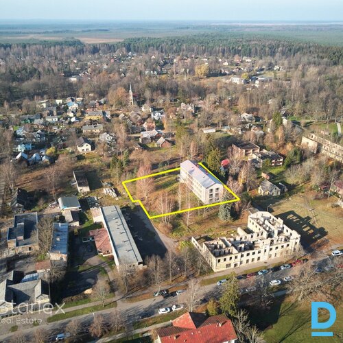 Renovējama bijušās sanatorijas ēka Ķemeros