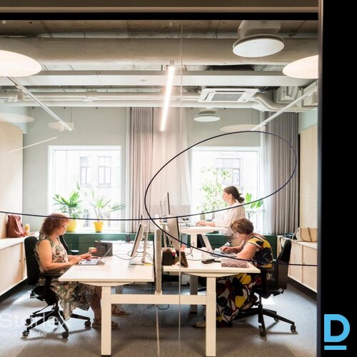 Pilnībā aprīkotas un mēbelētas A klases biroja telpas "Valdemāra centrs" biroju ēkā