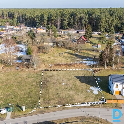 Pārdošanā 1223 m² zemes gabals privātmājas būvniecībai slēgtā ciematā "Lapsas".P