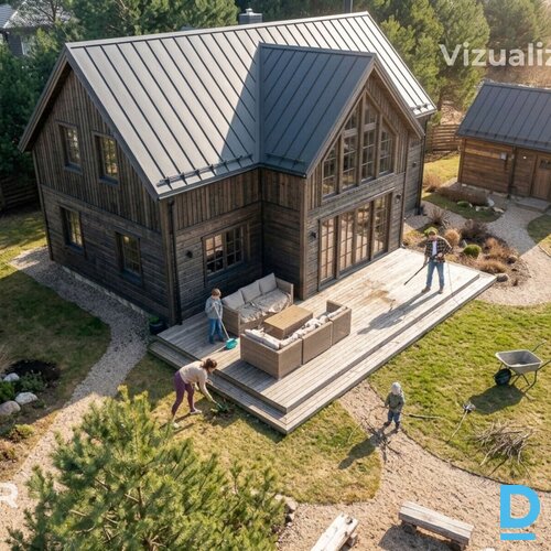 Pārdošanā līdzens 1393 m² zemes gabals privātai apbūvei klusā ciematā netālu no 