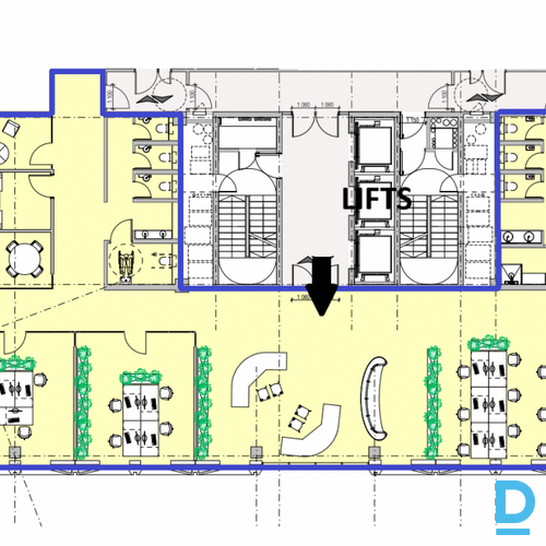 A klases birojs Magdelēnas kvartālā