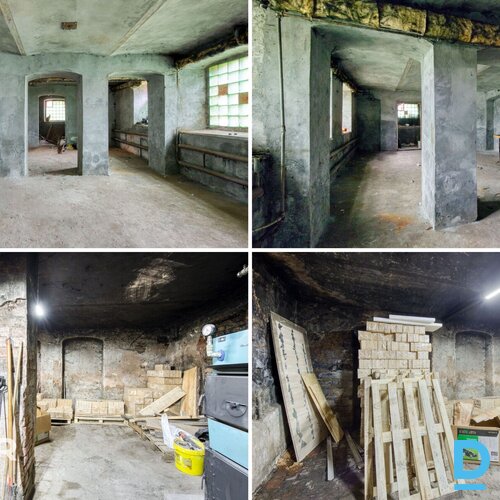 Pārdošanā 1/2 domājamā daļa no 3 stāvu namīpašuma ar 3 ha zemes gabalu.Īpašuma s