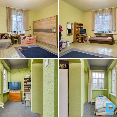 Pārdošanā 1/2 domājamā daļa no 3 stāvu namīpašuma ar 3 ha zemes gabalu.Īpašuma s