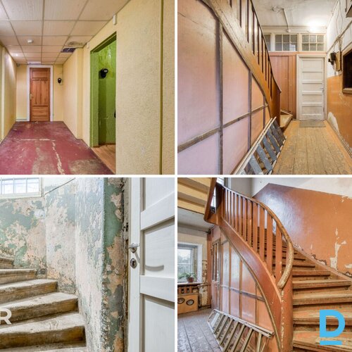 Pārdošanā 1/2 domājamā daļa no 3 stāvu namīpašuma ar 3 ha zemes gabalu.Īpašuma s