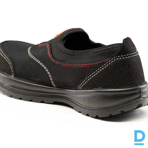 Darba Kurpes POLBUT ULTRA BEARFIELD S1 PS SR FO Kevlar Breathable Lightweight Black Red Drošības Darba Apavi Specapavi Aizsargapavi