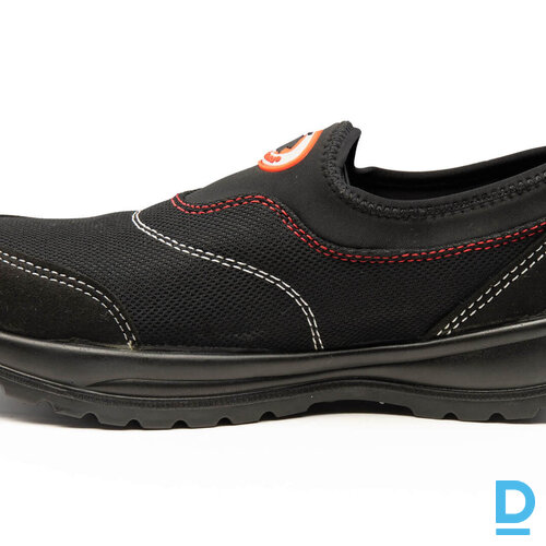 Darba Kurpes POLBUT ULTRA BEARFIELD S1 PS SR FO Kevlar Breathable Lightweight Black Red Drošības Darba Apavi Specapavi Aizsargapavi