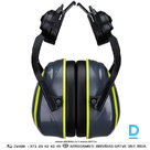 PW04 PORTWEST Work Safety Helmets Earmuffs 26 dB Easy to Clip On Metal Free Black Yellow IRELAND Work Safety Accessory