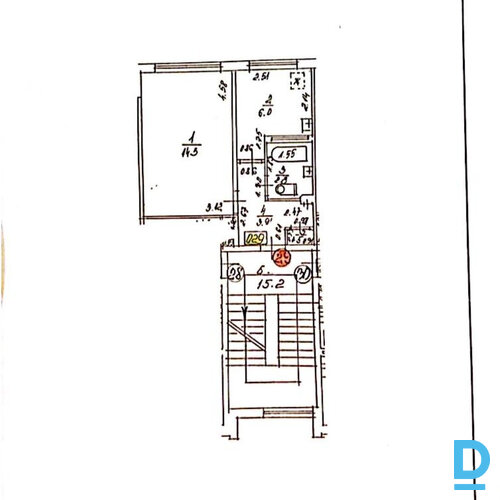 Pārdod dzīvokli Vecmīlgrāvja 1. līnija 47